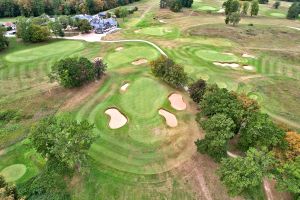 Chantilly (Vineuil) 16th Green Aerial